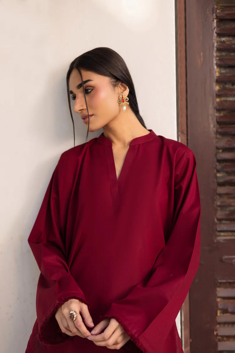 2PC Embroidered Suit