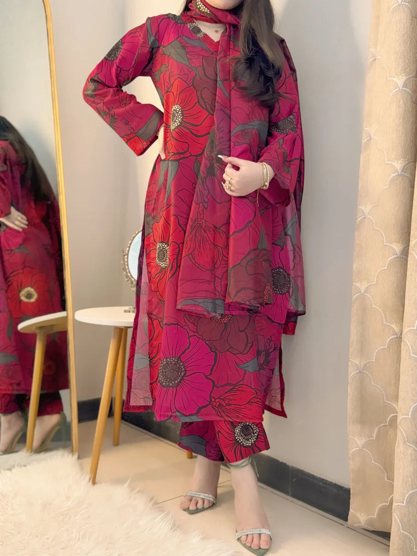 Laleen Pink 3Pc